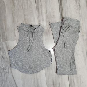 Gymshark 2 piece Lounge Set Small Grey